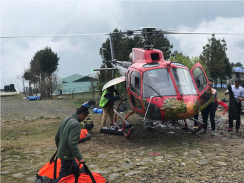 Helicopter tour from Kathmandu to Lukla