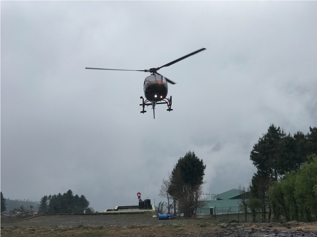 Book Gorakshep to Lukla Helicopter