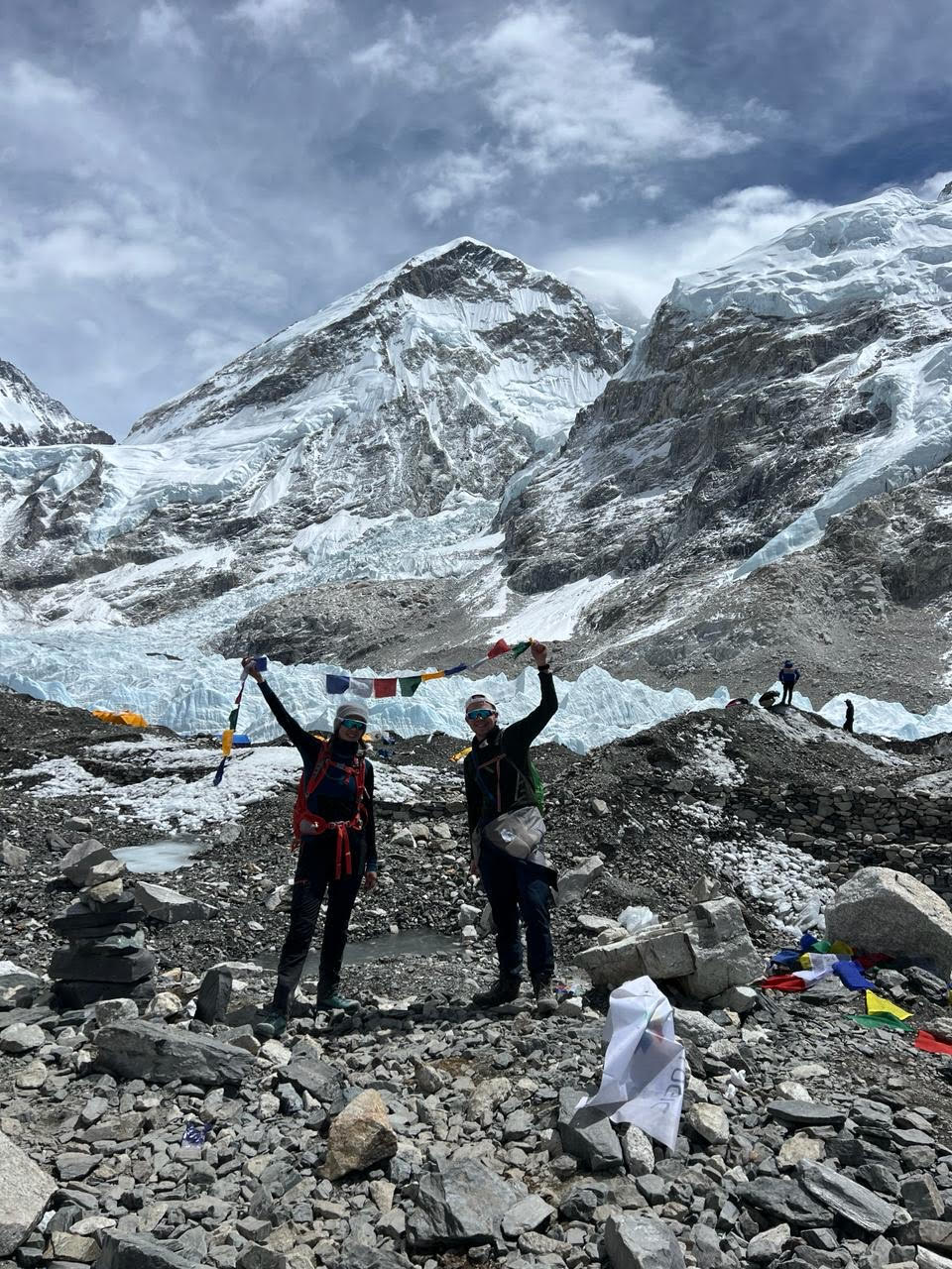 Sleeping at Everest Base Camp trekking