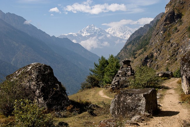 Tsum valley- tourism colors of Nepal.